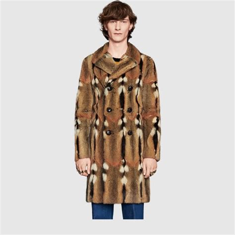 gucci fur jacket mens